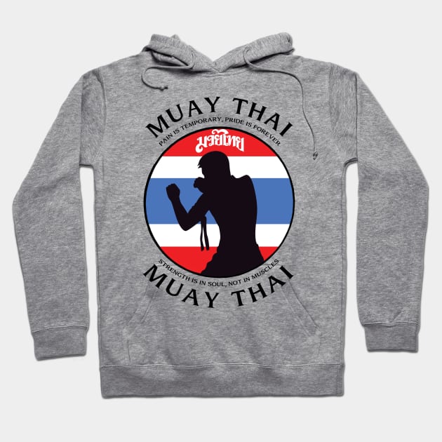 Muay Thai Boxing The Art of Eight Limbs Hoodie by KewaleeTee